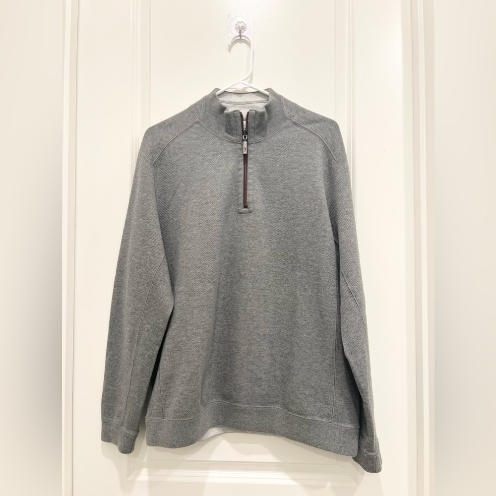 TOMMY BAHAMA Halg Zip Reversible Sweatshirt